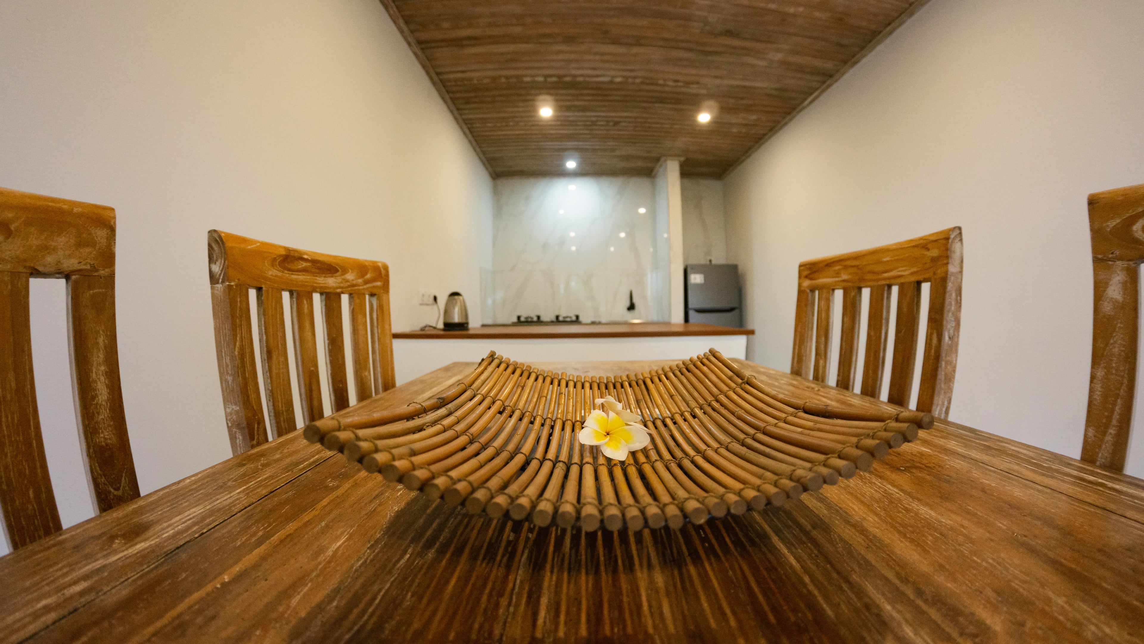 Fully equipped kitchen area